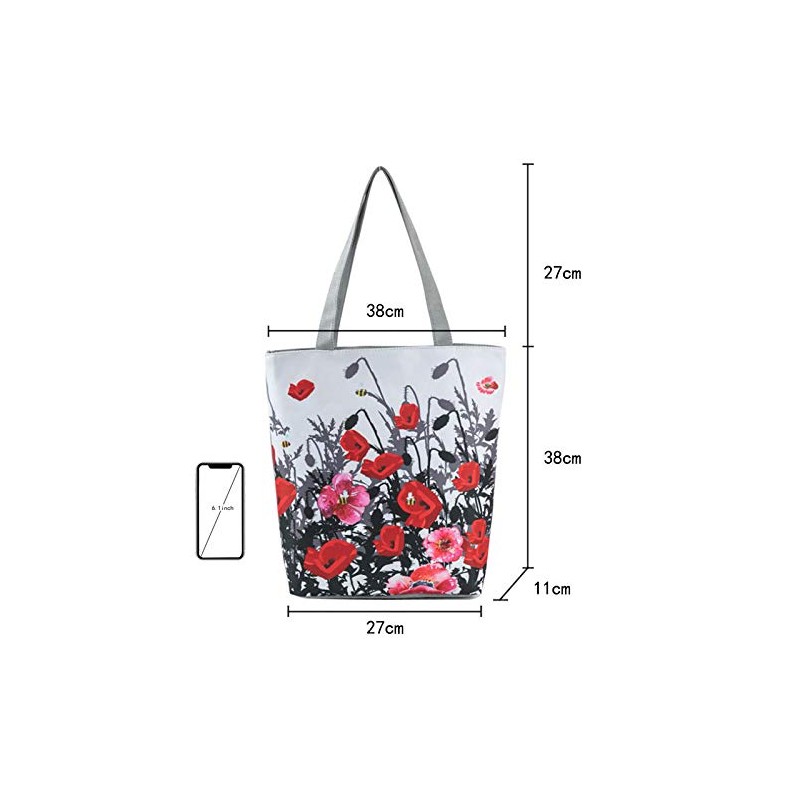 Millya Creative Waterproof Foldable Large Shopping Bag Travel Recycle Bag