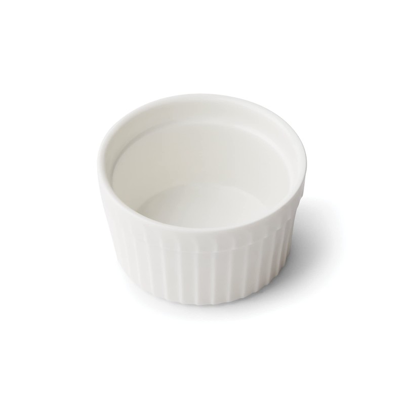 Fox Run Ramekin, White Stoneware, 2.5 Ounce
