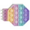 Merangue Pop It Fidget Notebook, Miniature 3-Inch, 50 Blank Sheets,