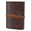 Tivoli Small Large Recycled Leather Bound Journal, Notebook, Notepad, Including