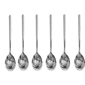 6 Pieces Stainless Steel Spoons Set Coffee Spoo Dining Spoons Teaspoons Kitchen Cutlery Set