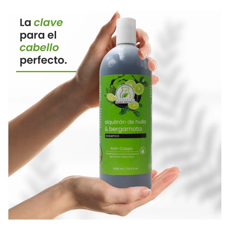 Shampoo Alquitrán De Hulla & Bergamota Control Caspa (1 L)