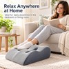 Contoured Memory Foam Leg Pillow – Dual Leg Support for