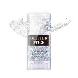 Body Glitter Stick, Iluminador para la Cara, Iluminador, Maquillaje Corporal, Brillo, 0.56 Oz, Fácil Limpieza, Lentejuelas de Maquillaje, Purpurina para Mujeres (Tipo 1)