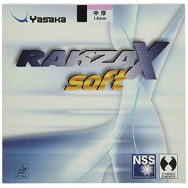 yasaka (Yasaka) Table Tennis Rubber rakuza X Soft B83 Black