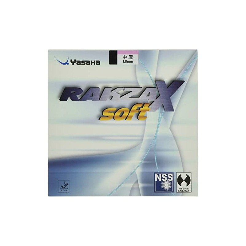yasaka (Yasaka) Table Tennis Rubber rakuza X Soft B83 Black