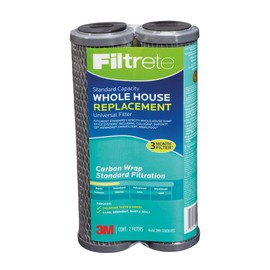 Filtrete 3WH-STDCW-F02 Standard Capacity White ole House System Refill, Carbon Wrap, 2-Pack