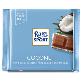 Ritter Sport Kokos / coconut (3 Bars each 100g) - fresh from Germany