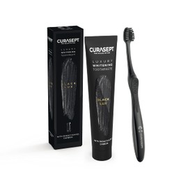 Curasept Luxury Black Whitening Set