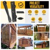 Louver Bracket Kit - Deck Sunblind System Brackets,Louver Hardware Kit,Holds