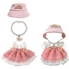 3-Piece Set – Clothes for 17cm Dolls – Doll Dress