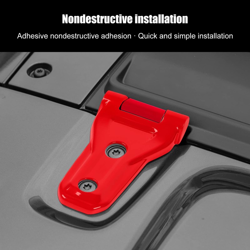 Hoolcar - Cubierta de bisagra para capó del motor, accesorios