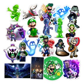 Babymiu Video Game Stickers（20 Pcs，Large Size） Viedo Game Gaming Vinyl Decals Gifts Merch Party Supplies for Water Bottles Skateboard Luggage Laptop Kids Teens Adult