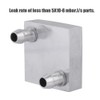 Water Cooling Copper Block, ASHATA 40x40mm Aluminum Alloy Water-Cooled Heat