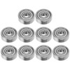 10Pcs Ball Bearings Stainless Steel WearResistant Quiet Skateboard Driver Accessories
