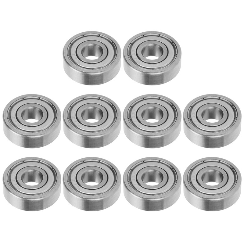 10Pcs Ball Bearings Stainless Steel WearResistant Quiet Skateboard Driver Accessories
