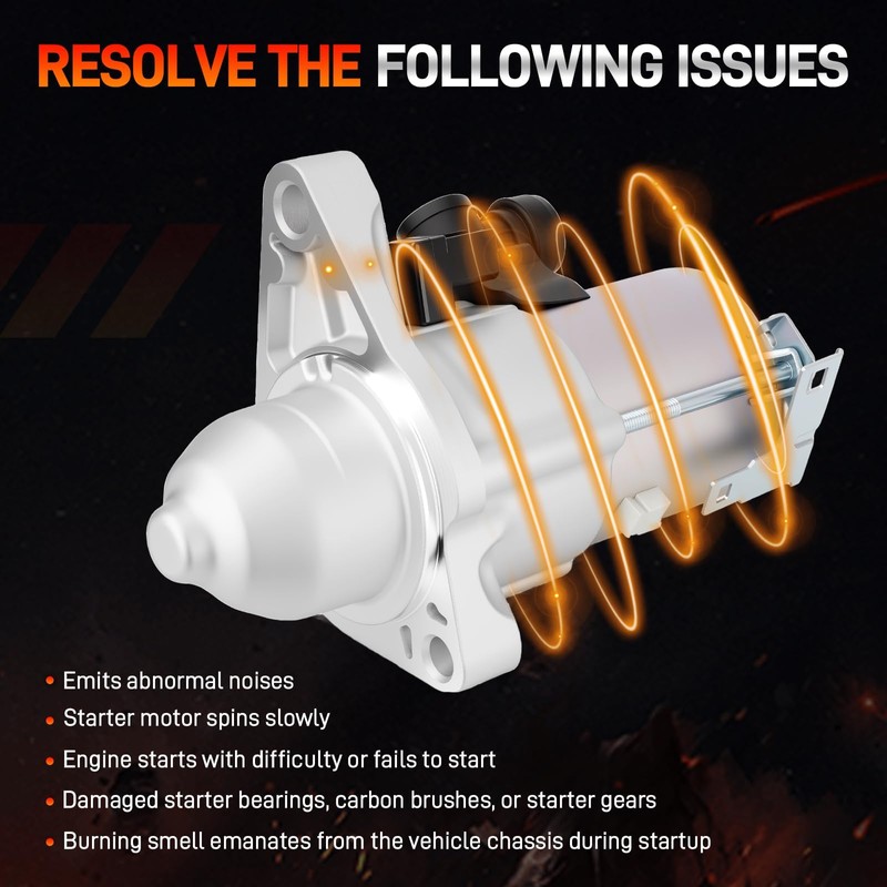 19264 19159 New Starter Motor Compatible with 2012-2015 Honda Civic