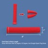 JDMSPEED 8PCS Red 1200° Spark Plug Wire Boots Heat Shield