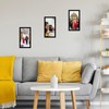 JCJMY 6x12 Picture Frame Black for Wall Hanging, Wall Mounting