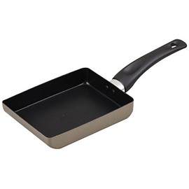 Pearl Metal Fluorine Processed Egg Ware 5.1 x 7.1 inches (13 x 18 cm), Light Bread HB-3794