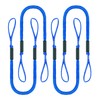 4Pack Boat Bungee Dock Lines with Foam Floats and Loop