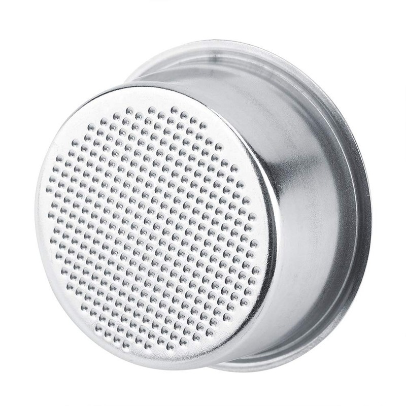 Eujgoov Stainless Steel Coffee Filter, 51 mm Pressureless Filter Basket,