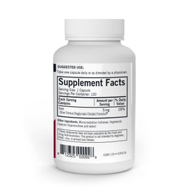 Kirkman - Iron Ferrochel 5mg - 120 capsules - Aids Hemoglobin & Myoglobin Production - Supports Red Blood Cells Formation - Hypoallergenic