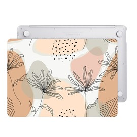 KSK KAISHEK Compatible with MacBook Air 13.6 inch Case 2022-2024 Release M3 A3113 A2681 M2 Chip with Touch ID, Plastic Hard Shell Protective Case & Keyboard Cover, Abstract Flower Art