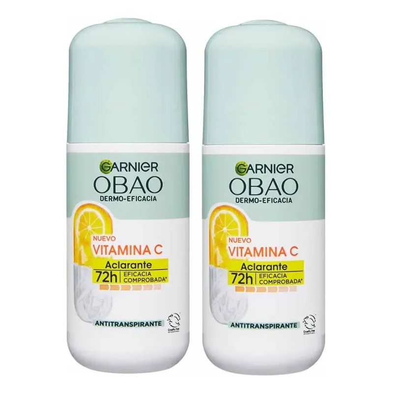 Pack x2 Obao Roll on - Vitamina C 130g Garnier