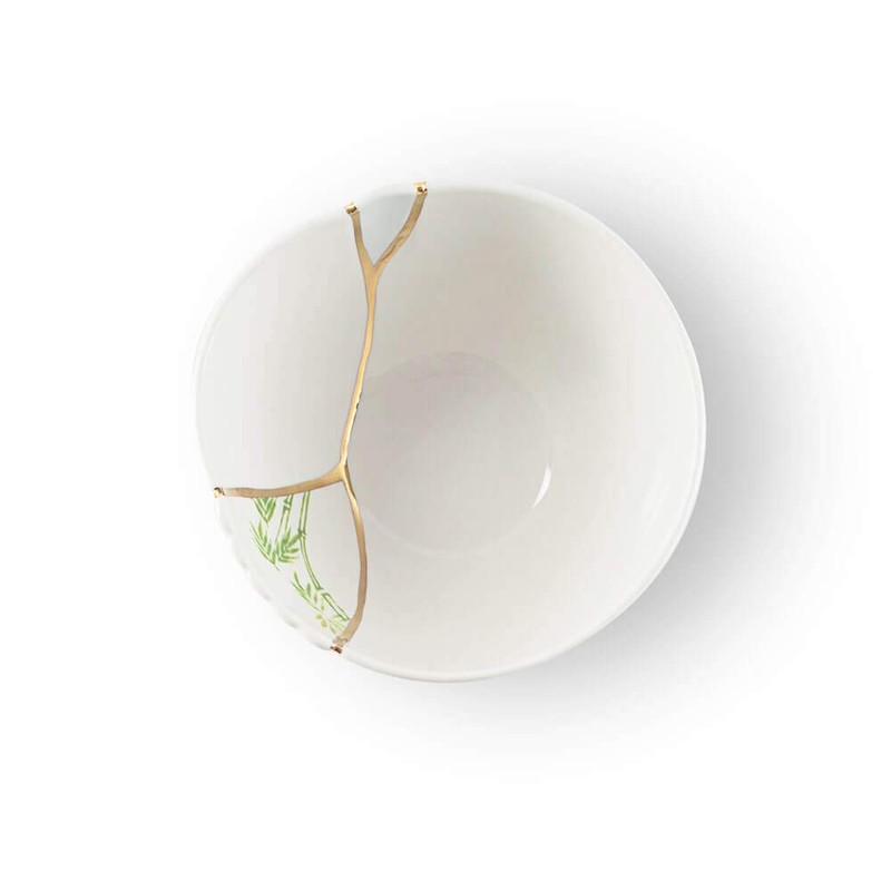 SELETTI 124135 Kintsugi Design Accessories, Multicolored W 5.9 x D