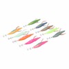 10pcs Squid Jig Hook Hard Fishing Lures Luminous Wood Fishing