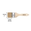 Pretul BRE-2, Brocha económicas, mango de madera, 2"