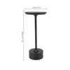 Cordless Table Lamp Rechargeable 2000mAh 3 Levels Brightness Portable USB