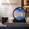 Flowing Sand Art Decor for Desks – Rotating Hourglass Landscape