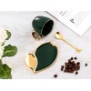 All-Pie 2 Sets of Espresso Coffee Cups and Saucer 300ml