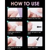 Soft Gel Nail Tips Long Stiletto, 120PCS Pre Buff Full