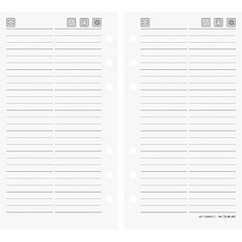 rido/idé 7066461 Addresses for Timer Filius/Timing 2, 93 x 172 mm, 32 Sheets