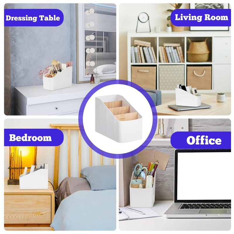 TOATELU 1 x Remote Control Holder Organiser: Table Organiser with