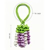 Hand Crochet Cotton Curtain Tiebacks, 2 Pack (Purple)