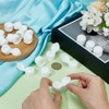 OLYCRAFT 36pcs 20/410 Dome Shaped Flip Top Dispensing Cap White