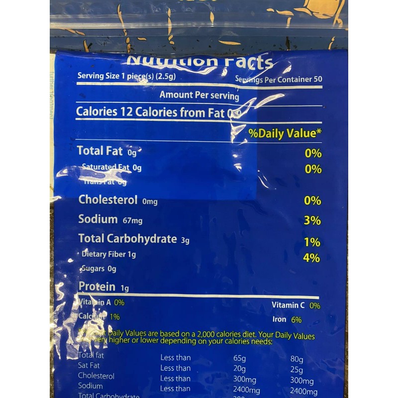 Boduowu 50 Full Sheet Restaurant Quality Boduowu Sushi Roasted Seaweed