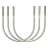 FregocS UBT125A-3p U-Bolt, 125A M10, Stainless Steel, Convenient Set of