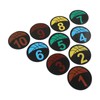 Flat Cones Spot Markers Numbered Floor Spot Markers Set Soccer