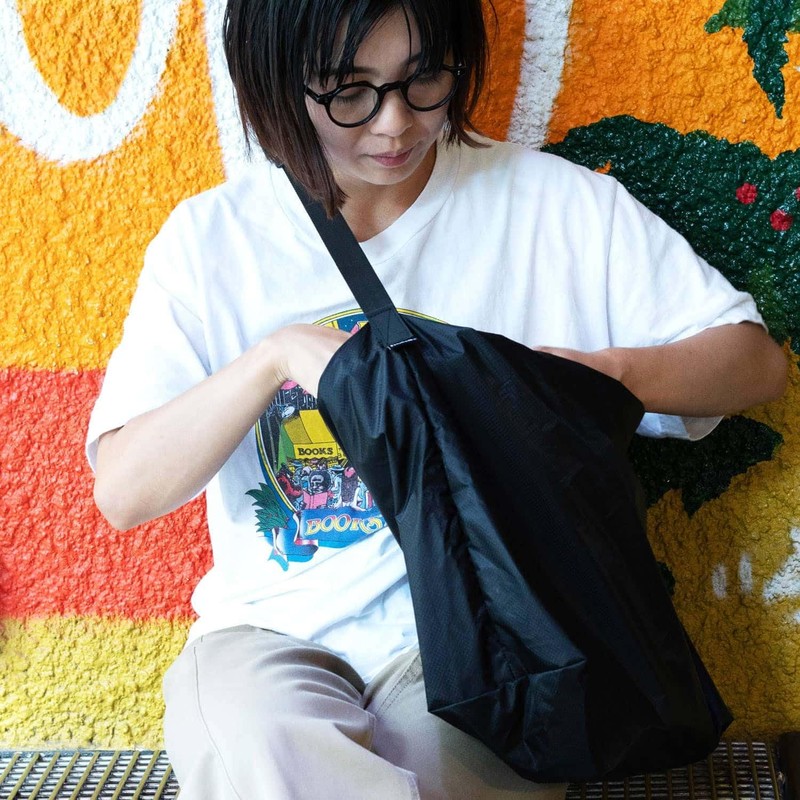 High Tide Packable Shoulder Bag, Black, Shoulder Bag, High Tide