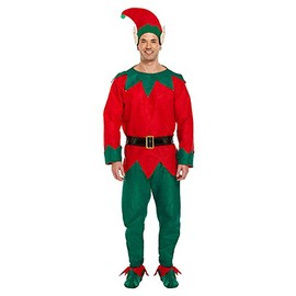 Adult Mens Elf Costume