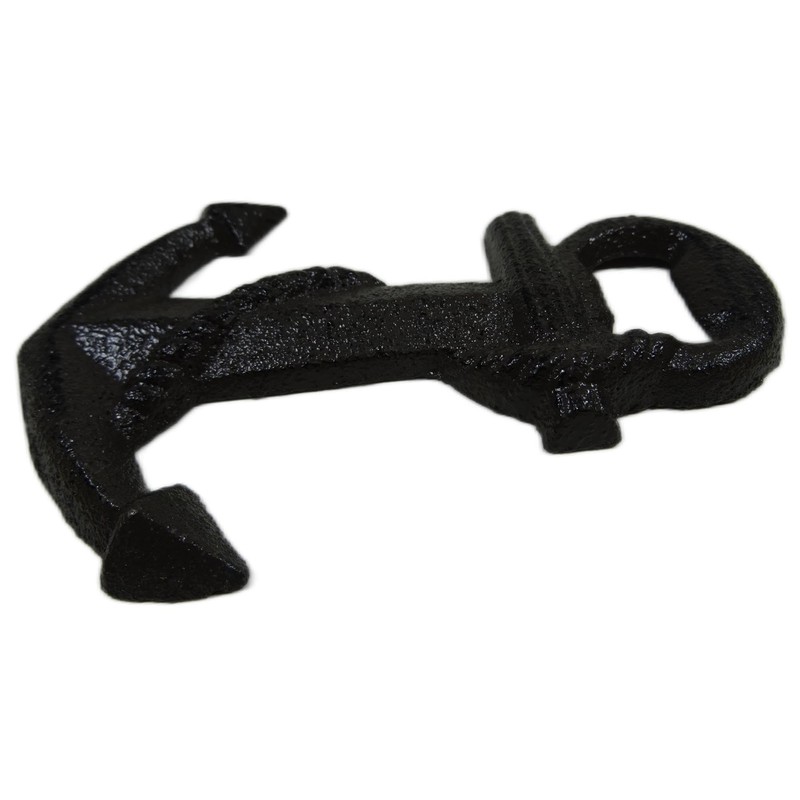Generisch SRBG J193 Cast Iron Bottle Opener Anchor 13 x
