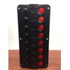 Marine Boat SPLASHPROOF Wave Design 8 Gang Switch Panel UL