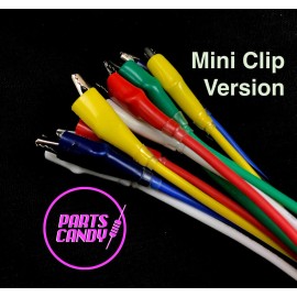 Parts Candy BEST TEST LEADS PERIOD Hand Made MINI ALLIGATOR CLIP with 16AWG Ultra Flex Cable - 12" (30cm) Version, Hand Soldered ($16.99 + $8.00)