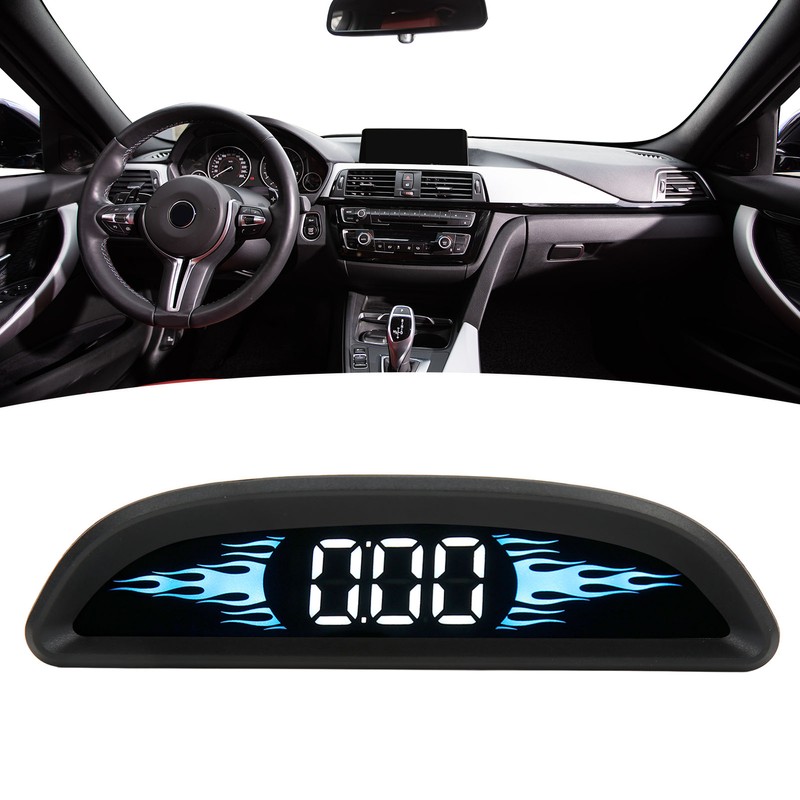 Car HUD Display Digital Universal Windshield Screen Display with Mileage