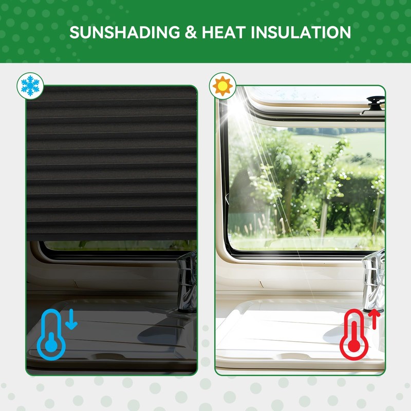 RVINGPRO RV Blinds for Camper Windows, Camper Replacement Blinds, Privacy
